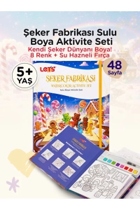 Let’s Şeker Fabrikası Sulu Boya Boyama Kitabı & Aktivite Seti